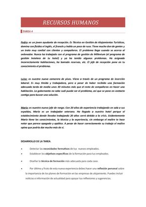 Recursos Humanos (Tarea 4) B