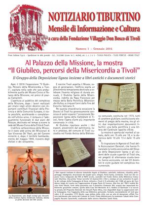 Anno 2016 - n. 01 - Gennaio