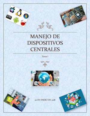 MANEJO DE DISPOSITIVOS CENTRALES