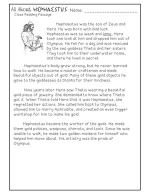 All About Hephaestus