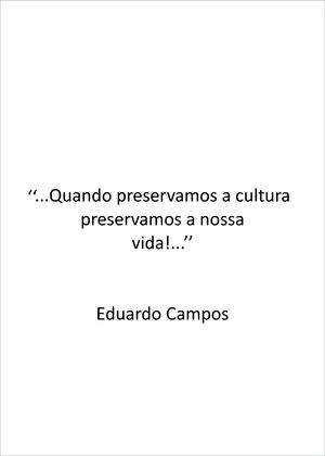 Livro Bento Rodrigues Eduardo Campos