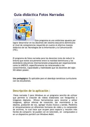 Guía Didáctica Contenido