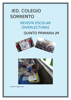Mi Primera Revista Escolar 1 2017