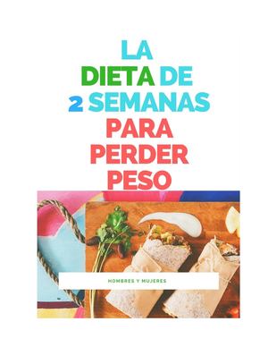 LA Dieta de 2 Semanas