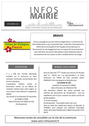 INFOS MAIRIE Novembre 2017
