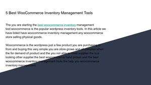 5 Best Woo Commerce Inventory Management Tools Ppt (3)