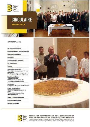 Circulaire Janvier 2018