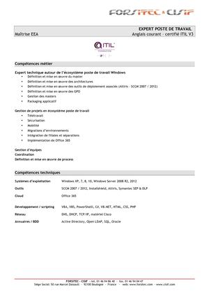Work Space Cisif Forsitec