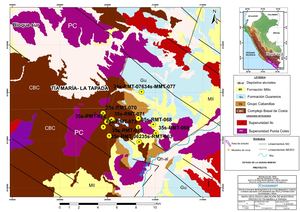 MAPA GEOLÓGICO N°15 Proyecto TÍA MARÍA