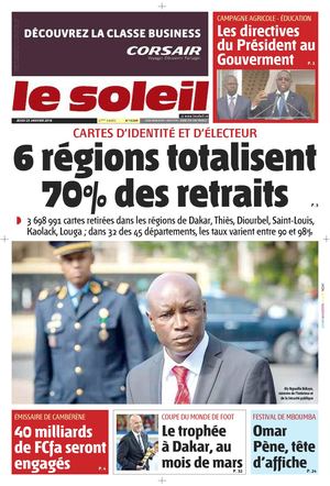 Edition Du 25 Janvier 2018