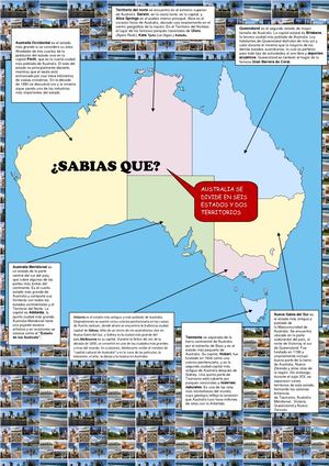 Australia Se Divide En Seis Estados Y Dos Territorios Pag 2