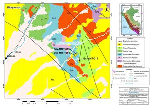 MAPA GEOLÓGICO N°02 MINA PROVIDENCIA