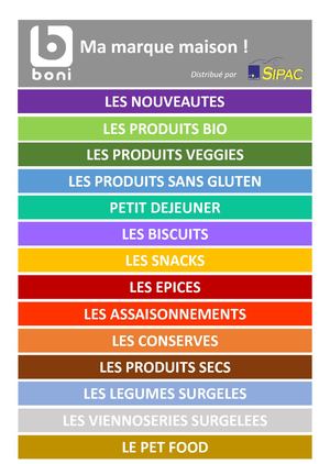 Catalogue Boni, distrubué par SIPAC
