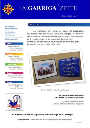 12 Garrigazette Février 2018