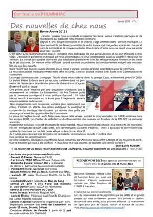 Journal n° 12 Janvier 2018