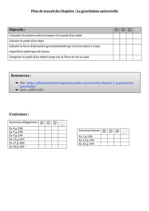 La Gravitation universelle