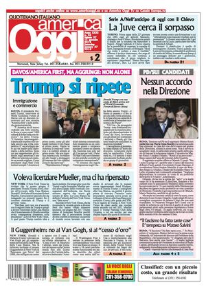 America Oggi 27 Gennaio 2018