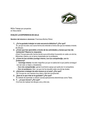 Evalúo Sobre El Aula