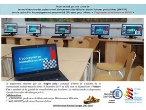 Le métier de mécanicien (2MV-VP 002) - LPO Chevalier de St-Georges 2017-2018 - Académie de la Guadeloupe