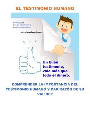 El Testimonio Humano
