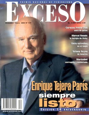 REVISTA EXCESO EDICIÓN Nº 159 DICIEMBRE ENERO 2003
