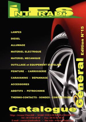 Catalogue Intfradis 2014