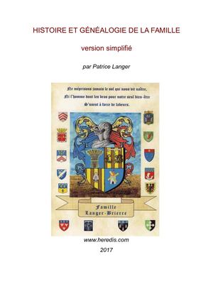 Généalogie  Familiale Ascendance et Alliances