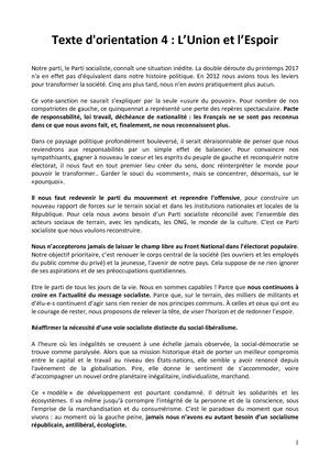 Texte D'orientation 4