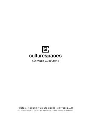 Plaquette Culturespaces