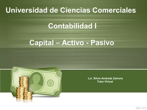 Contabilidad I Capital
