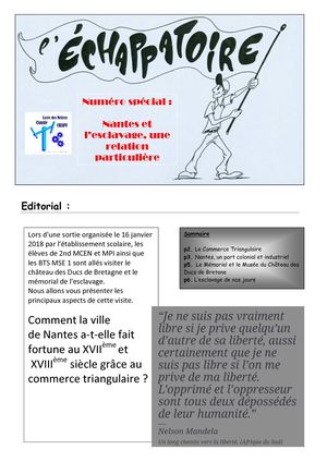 L'échappatoire Bts Esclavage