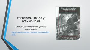 Periodismo, Noticia Y Noticiabilidad