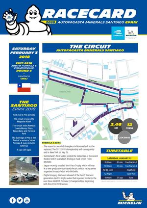 Michelin FIA Formula E (2017/2018) - Racecard - Santiago ePrix (EN)