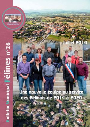 Félines - Bulletin Municipal 2014 - élus - N°26