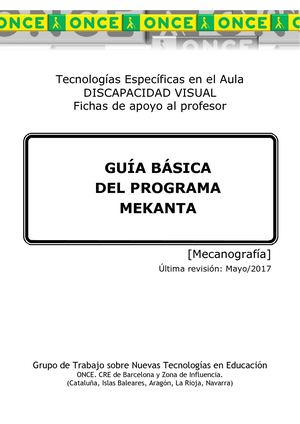 Guia Basica Del Programa MEKANTA