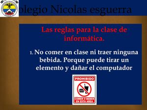Normas De el aula