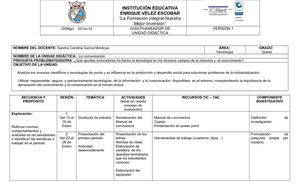 Unidad De Tecnologia 5 Primer Periodo