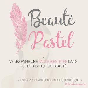 Dépliant Institut Beaute Pastel