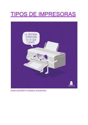 Tipos De Impresoras (1)