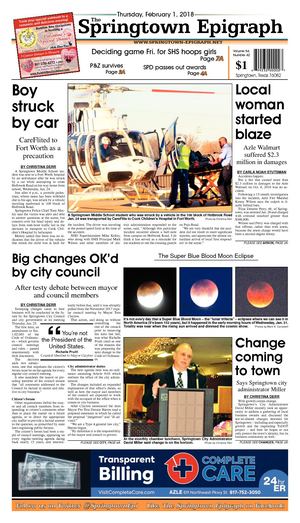 The Springtown Epigraph