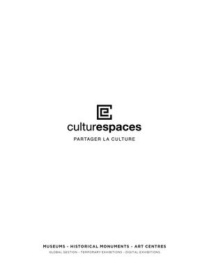 Culturespaces brochure (English)