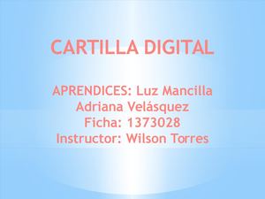 Cartilla Digital