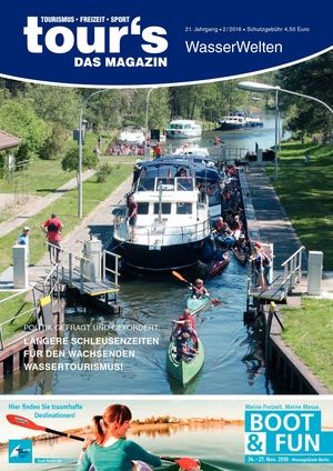 tour's - Das Magazin (Ausgabe 2-2016 WasserWelten)