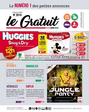 Le Gratuit du 05/02/2018