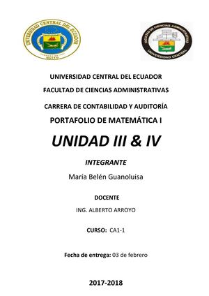 Portafolio de matemática segundo hemisemestre