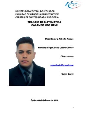 Calameo Matematica 2do Hemi 2018