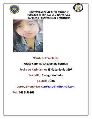 Grace Anagumbla Ca1 4