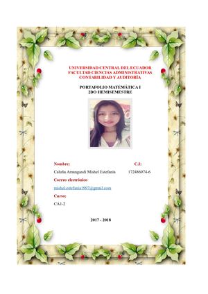 Portafolio Matematica 1