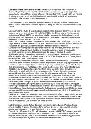 Dichiarazione Diritti Dell'uomo