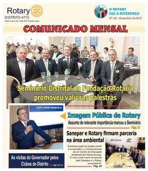 Comunicado Mensal Rotary Novembro 2017